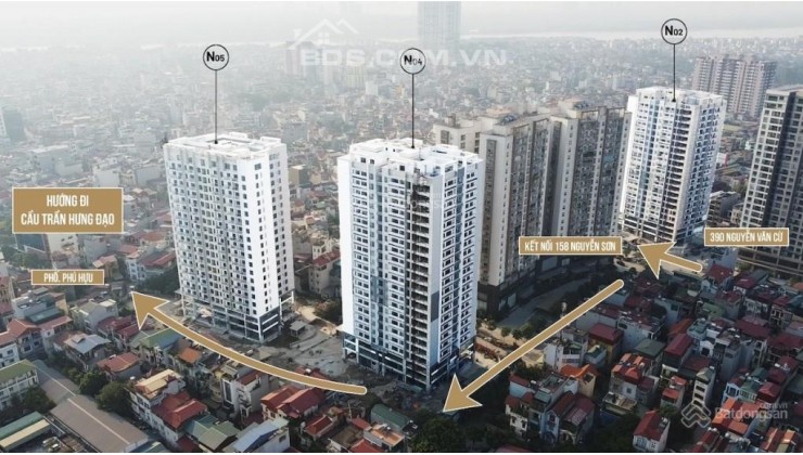 Trực tiếp chủ đầu tư chỉ 2,8 tỷ/ 2PN tại chung cư cao cấp Berriver long Biên cùng chính sách ưu đãi